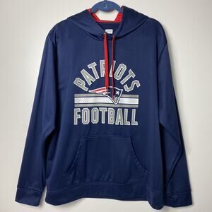 NFL Team Apparel Patriots Football men’s pullover sweater hoodie size XL